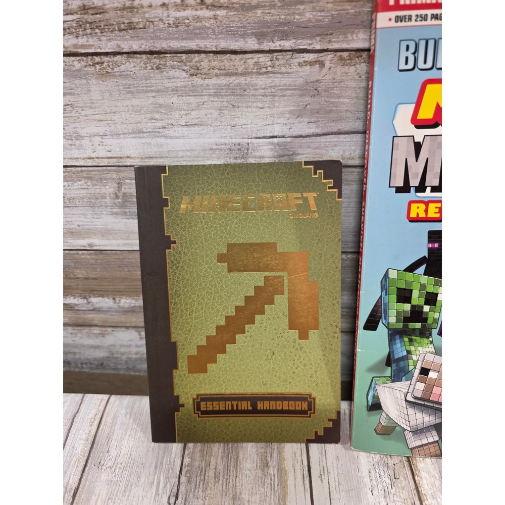 Minecraft Book Lot Essential Handbook Mastering Minecraft The‎ Griefers Revenge - Picture 2 of 9